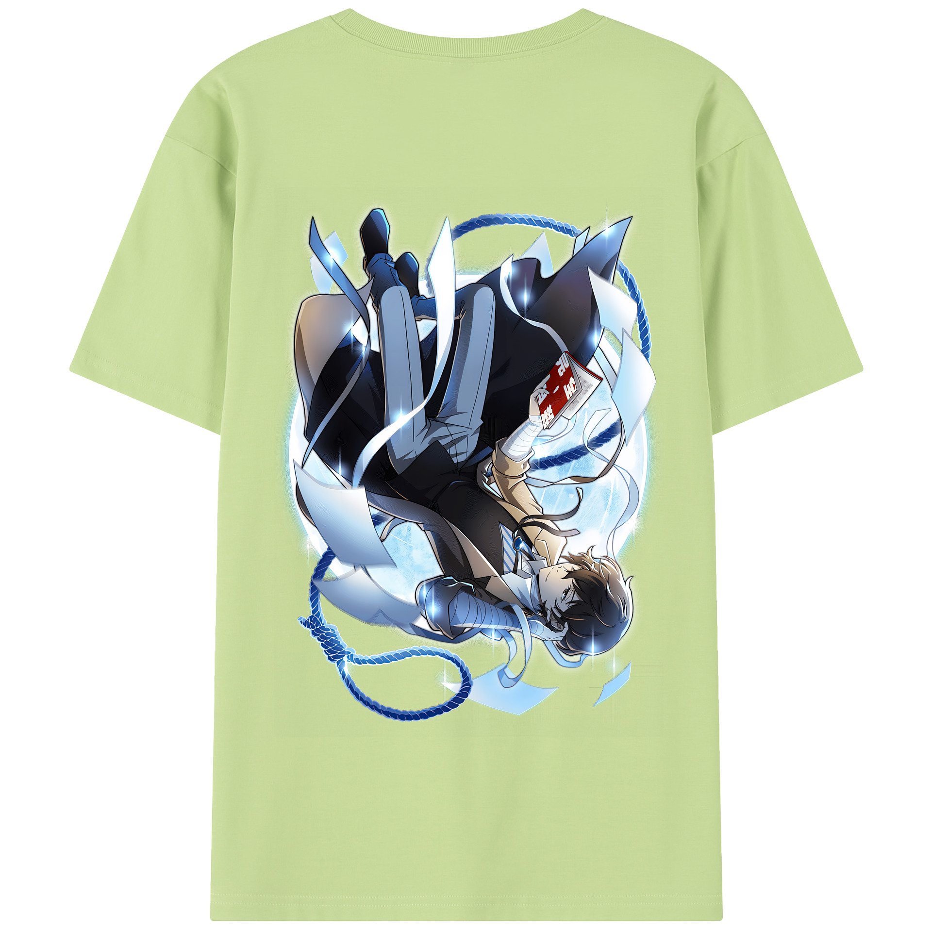 （画像用） 文豪ストレイドッグス Bungo Stray Dogs 綿100％半袖Tシャツ（背面プリント）